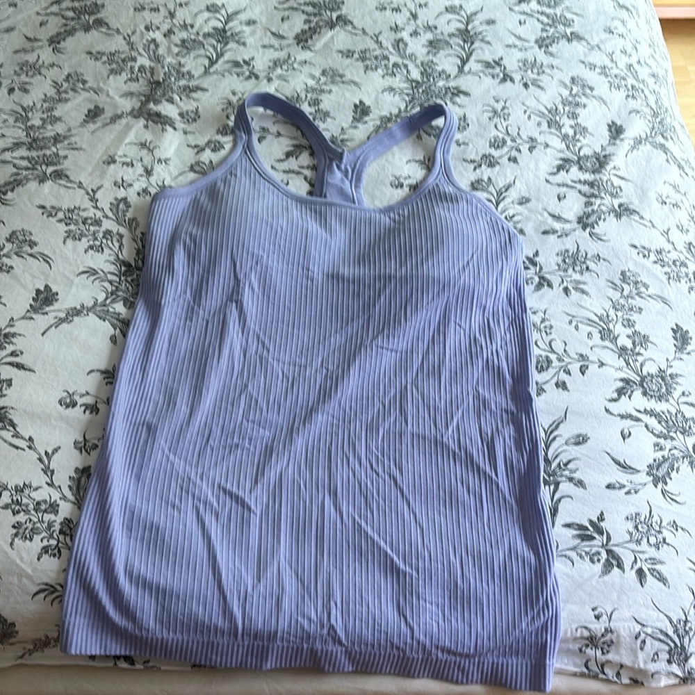 Lululemon Ebb to Street Tank Top light purple size 8